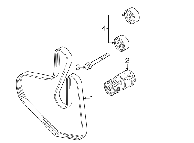 Serpentine Belt 022-145-933-AP - View 23