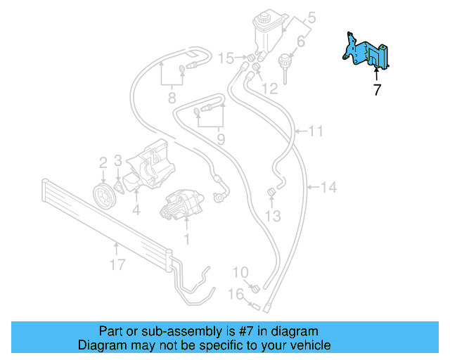 Bracket 7L0-422-491-C - View 6