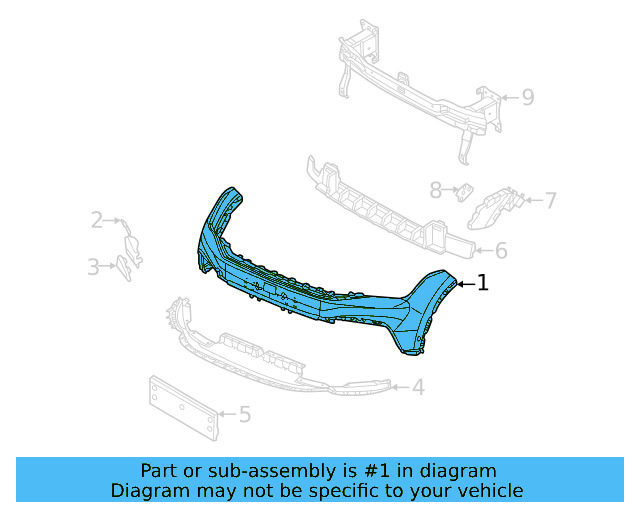 Bumper Cover 5NN-807-217-AK-GRU - View 10