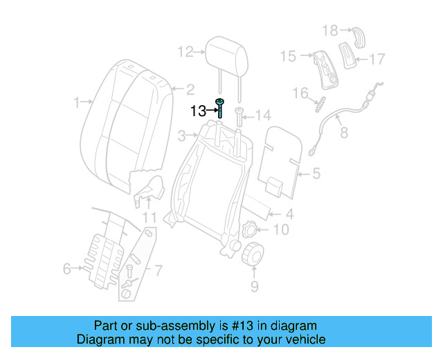 Headrest Guide 1K0-881-920-N-92W - View 6