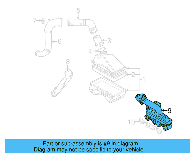 Intake Manifold 038-129-713-K - View 4