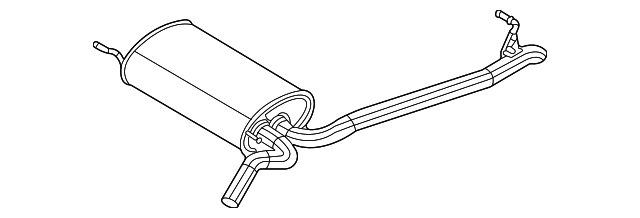 Muffler & Pipe 2GJ-253-609-A - View 2