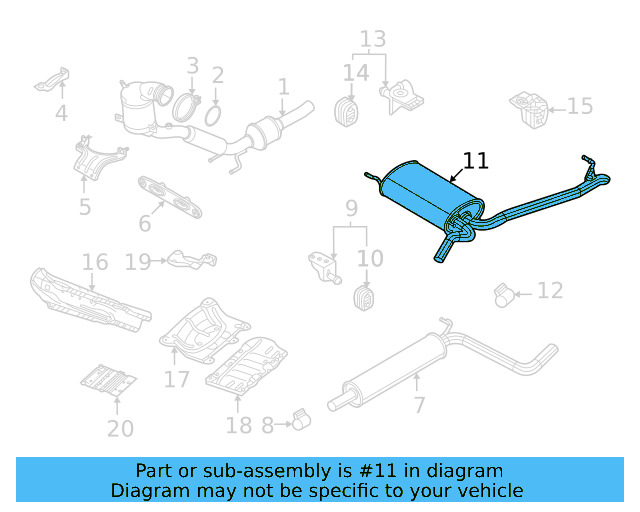 Muffler & Pipe 2GJ-253-609-A - View 3