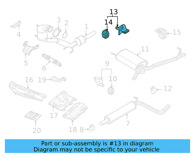 Muffler & Pipe Retainer Ring 1K0-253-147-E - View 79