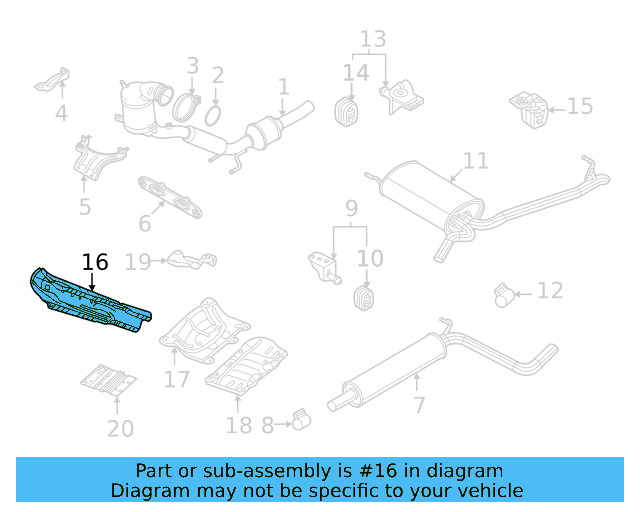 Front Shield 5Q0-825-661-CA - View 10