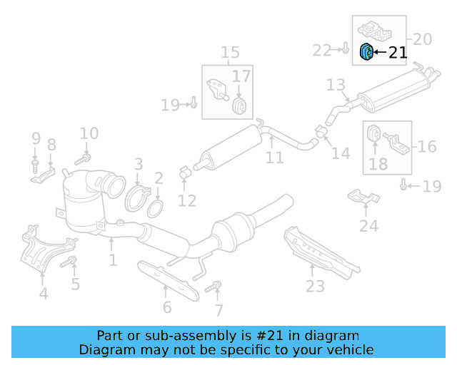 Rear Hanger Retainer Ring 5Q0-253-147 - View 8