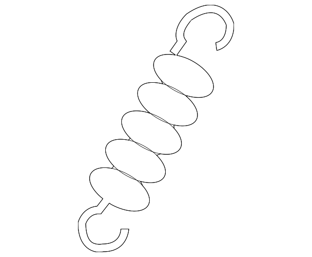 Tension Spring 1K0-881-095 - View 3