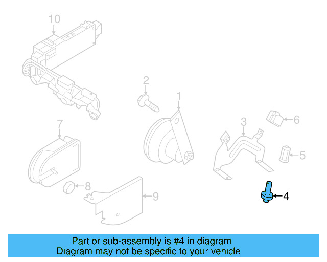 Mount Bracket Bolt N-909-803-04 - View 5