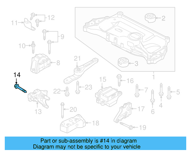 Gear Assembly Mount Bolt N-105-524-02 - View 114