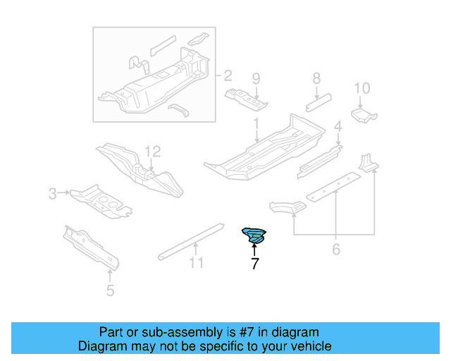 Seat Track 1J0-802-259 - View 14