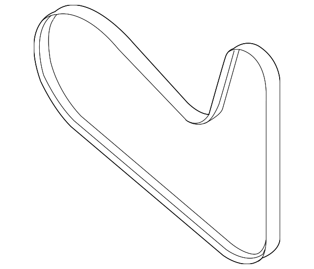 Serpentine Belt 04L-260-849-AB - View 6