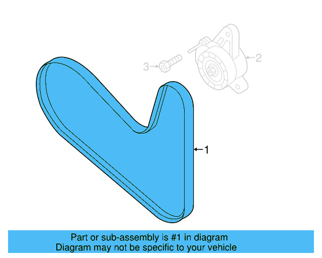 Serpentine Belt 04L-260-849-AB - View 18