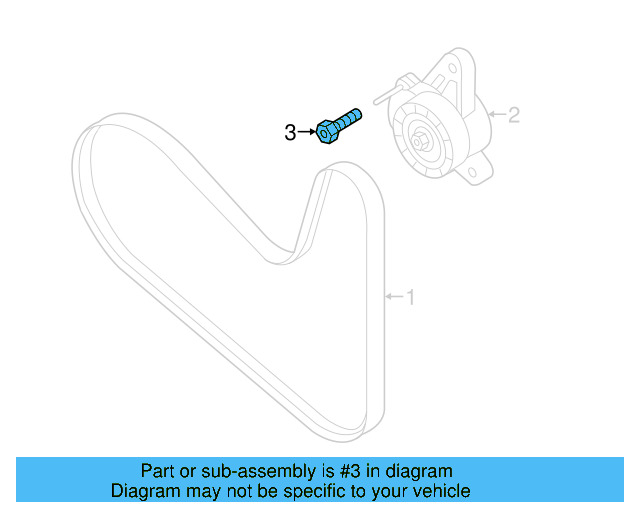 Belt Tensioner Bolt N-106-650-01 - View 14