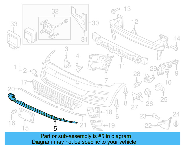 Spoiler 5G0-805-915-H-9B9 - View 4