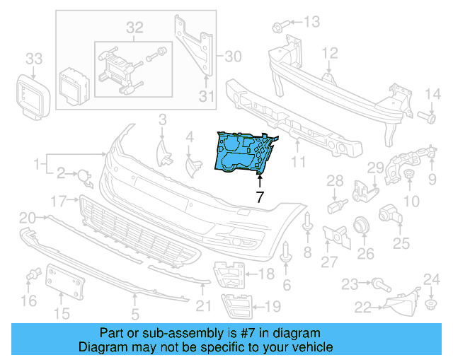 Side Support 5G0-807-724-C - View 3