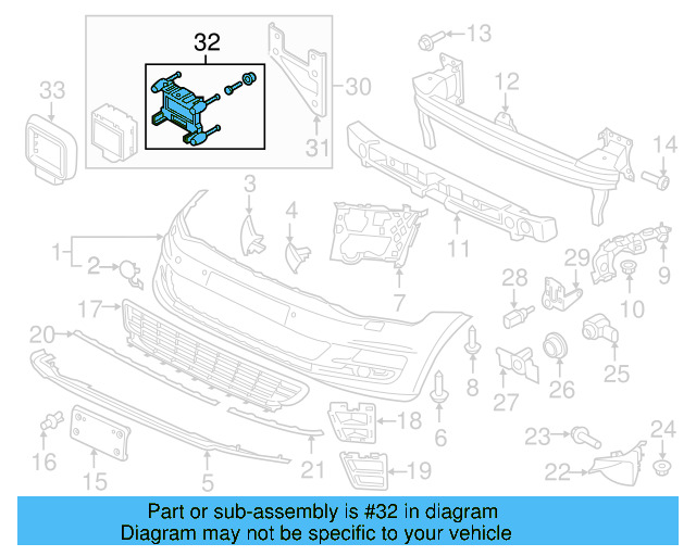 Distance Sensor Repair Kit 5G0-998-561 - View 12