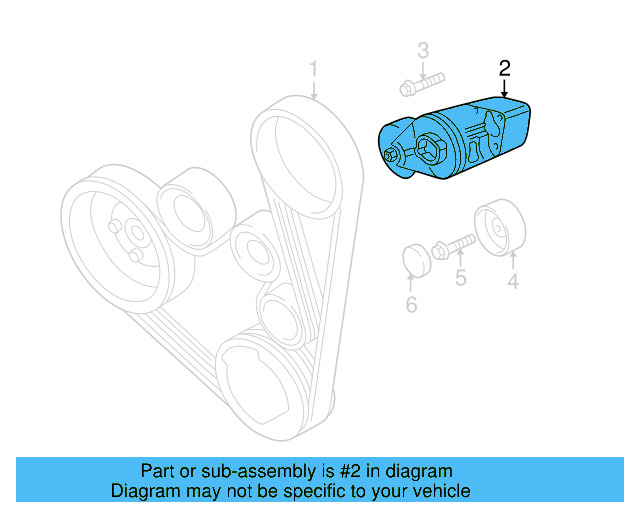 Belt Tensioner 06A-903-315-E - View 44