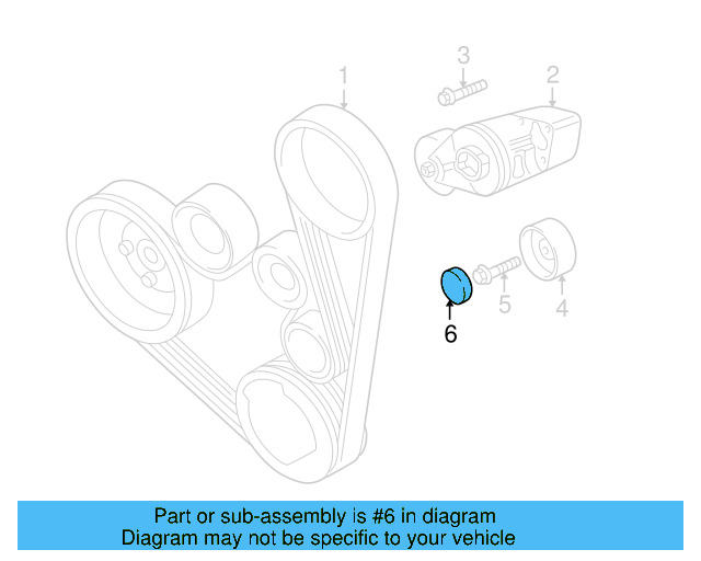 Idler Pulley Cap 038-145-291 - View 9
