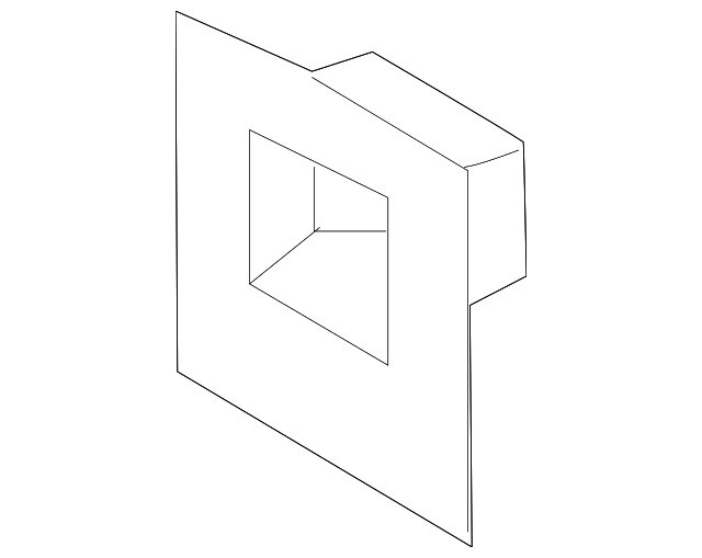 Glove Box Frame Lock Plate 3C1-858-543-9B9 - View 2