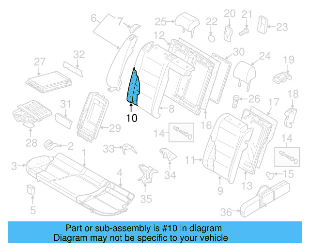 Front Trim 5K0-863-487-A-1QB - View 17