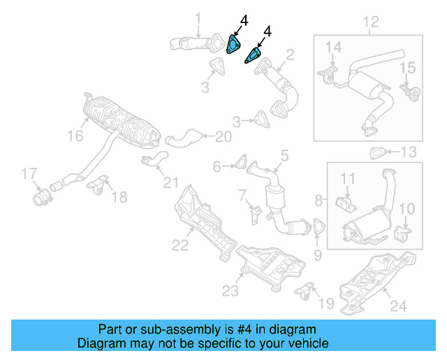 Exhaust Pipe Connector Gasket 059-253-115 - View 9