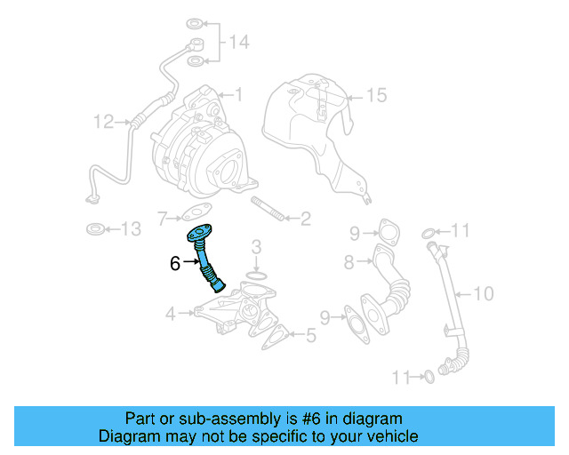 Return Tube 059-145-735-AJ - View 7
