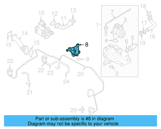 Water Manifold 059-131-425-A - View 4