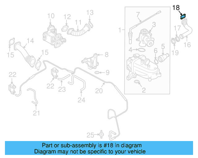 Connector Pipe Gasket 059-131-358-B - View 26