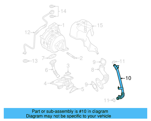 Return Tube 059-145-735-AJ - View 8