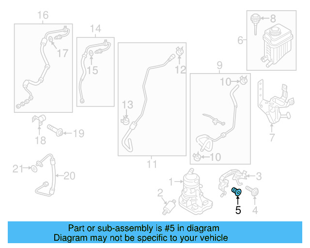 Mount Bracket Nut N-105-806-01 - View 3