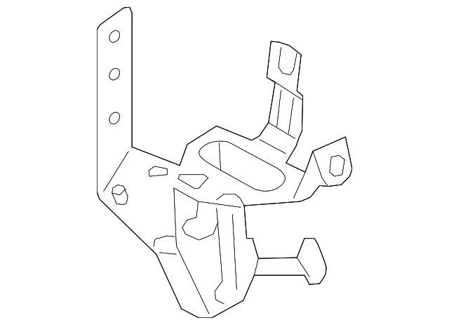 Reservoir Bracket 7P0-971-747-A - View 2