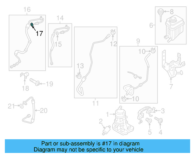 Pressure Hose O 7L0-422-999 - View 2