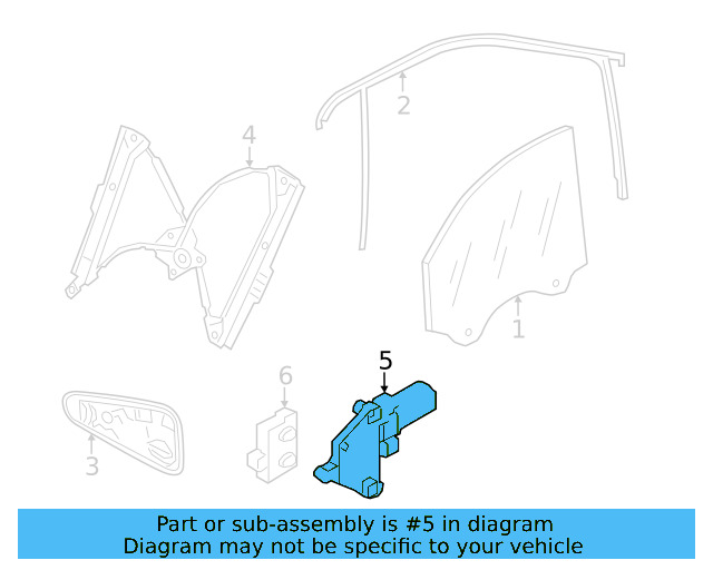 Window Motor 2Q0-959-802-B - View 3