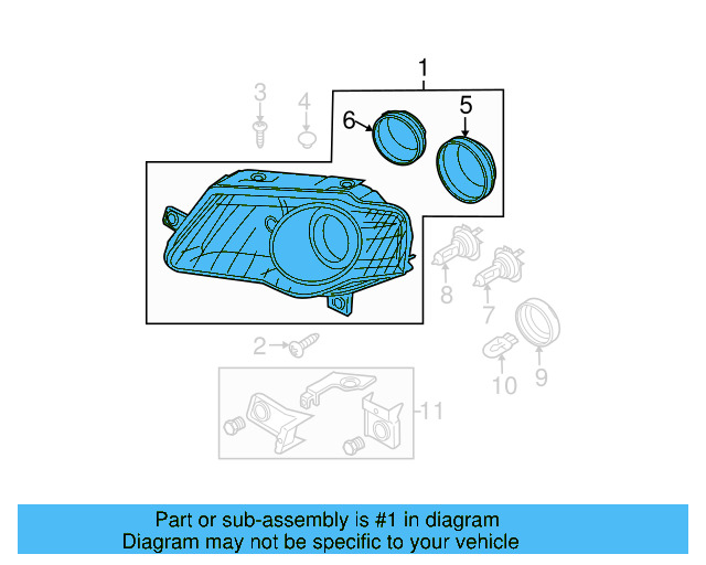 Composite Assembly 3C0-941-005-AE - View 6