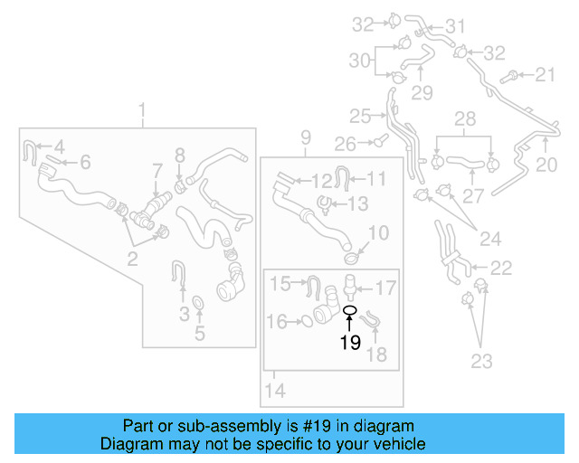 Water Pipe 06J-121-075-D - View 12
