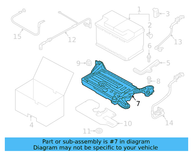 Battery Tray 5Q0-915-331-K - View 23