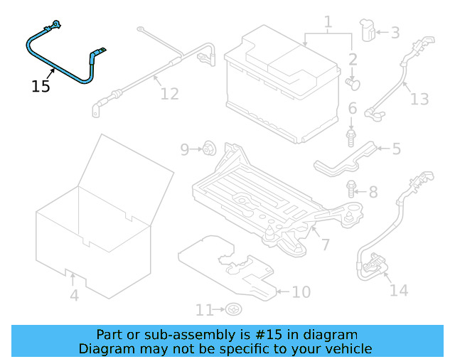Ground Cable 5Q0-971-250-AH - View 9