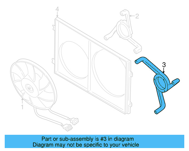 Engine Cooling Fan Motor Bracket 1J0-121-206-G-B41 - View 13