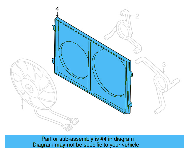 Fan Shroud 1J0-121-205-B-B41 - View 7