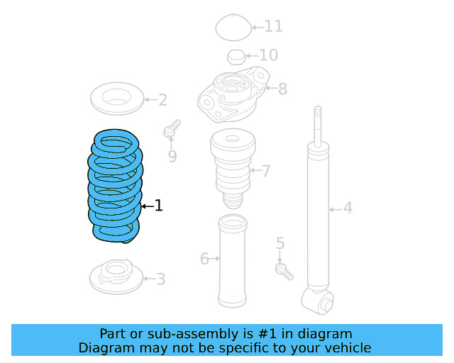 Coil Spring 3C0-511-115-AD
