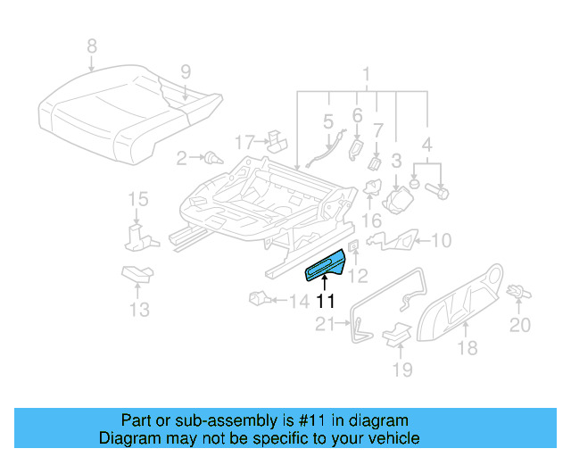 Adjust Handle 1K0-882-251-A-82V
