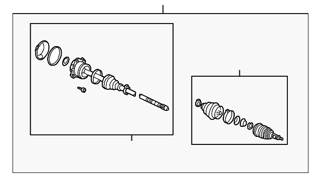 Axle Assembly 1J0-407-271-QF - View 2