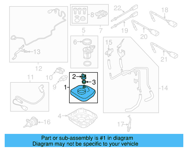 Fuel Tank 7P0-131-878 - View 5