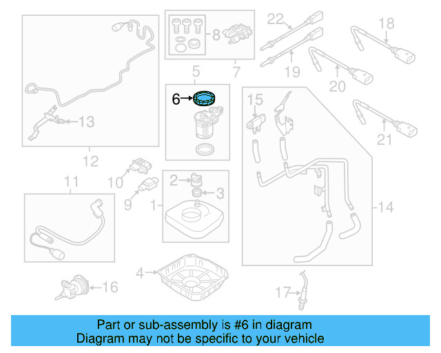 Heater Assembly Lock Ring 7N0-198-975 - View 10