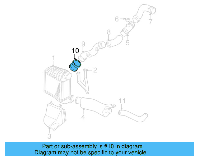 Pressure Hose 1C0-145-762-AD - View 12