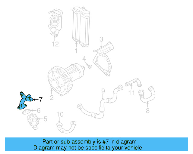 Secondary Air Injection Pump Adapter 022-131-119-B - View 9