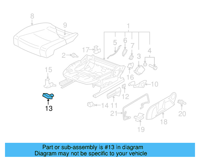 Adjust Knob 3C0-881-254-A-9B9 - View 22
