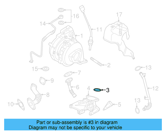 Turbocharger Seal 078-145-039 - View 8