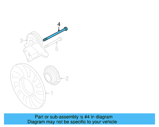 Mount Bracket Bolt N-044-714-1 - View 6