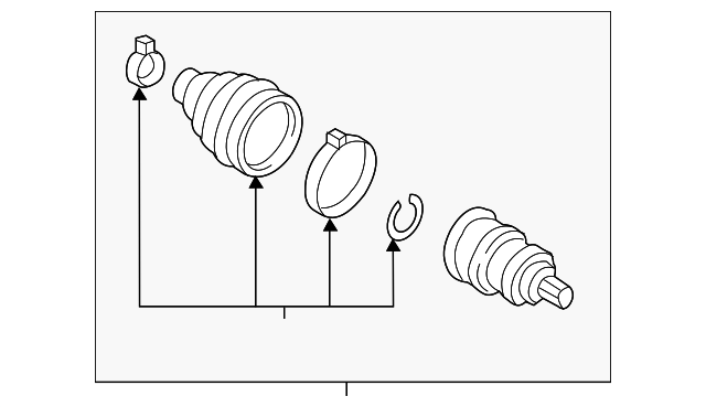 Outer Joint Assembly 5N0-498-099-DX - View 4